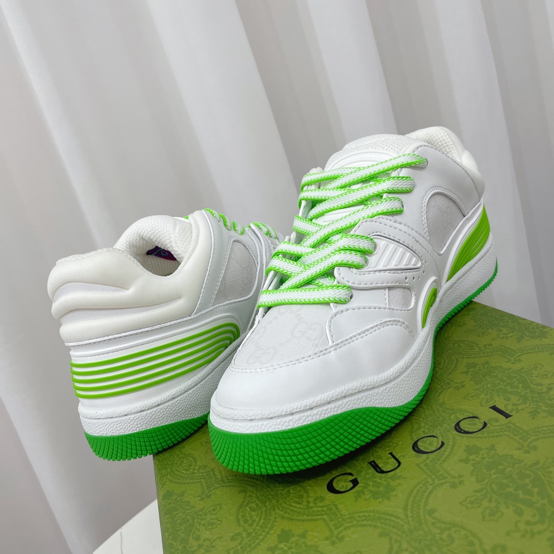 Gucci  Basket Sneaker With Lnterlocking G  - FashionPlug