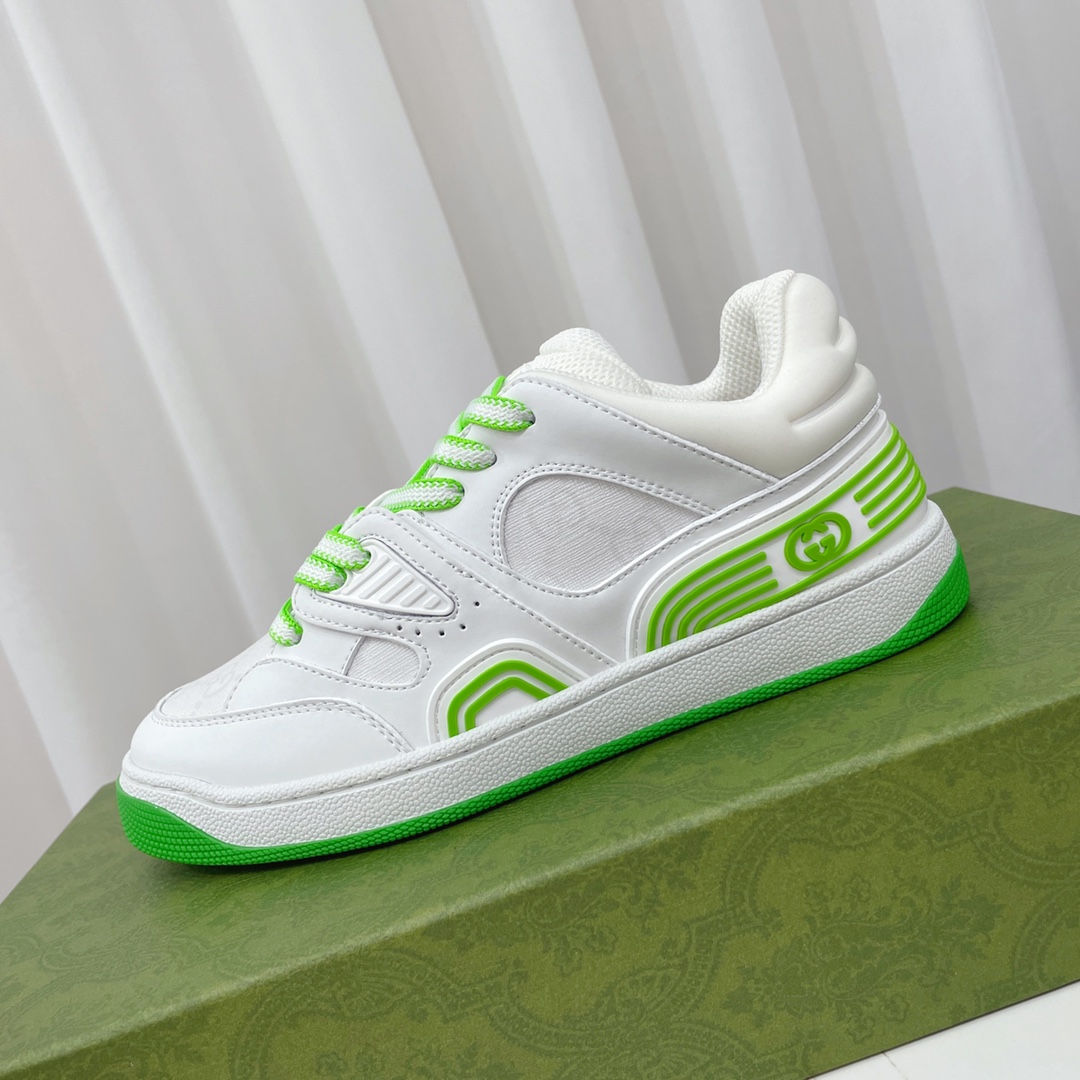 Gucci  Basket Sneaker With Lnterlocking G  - FashionPlug