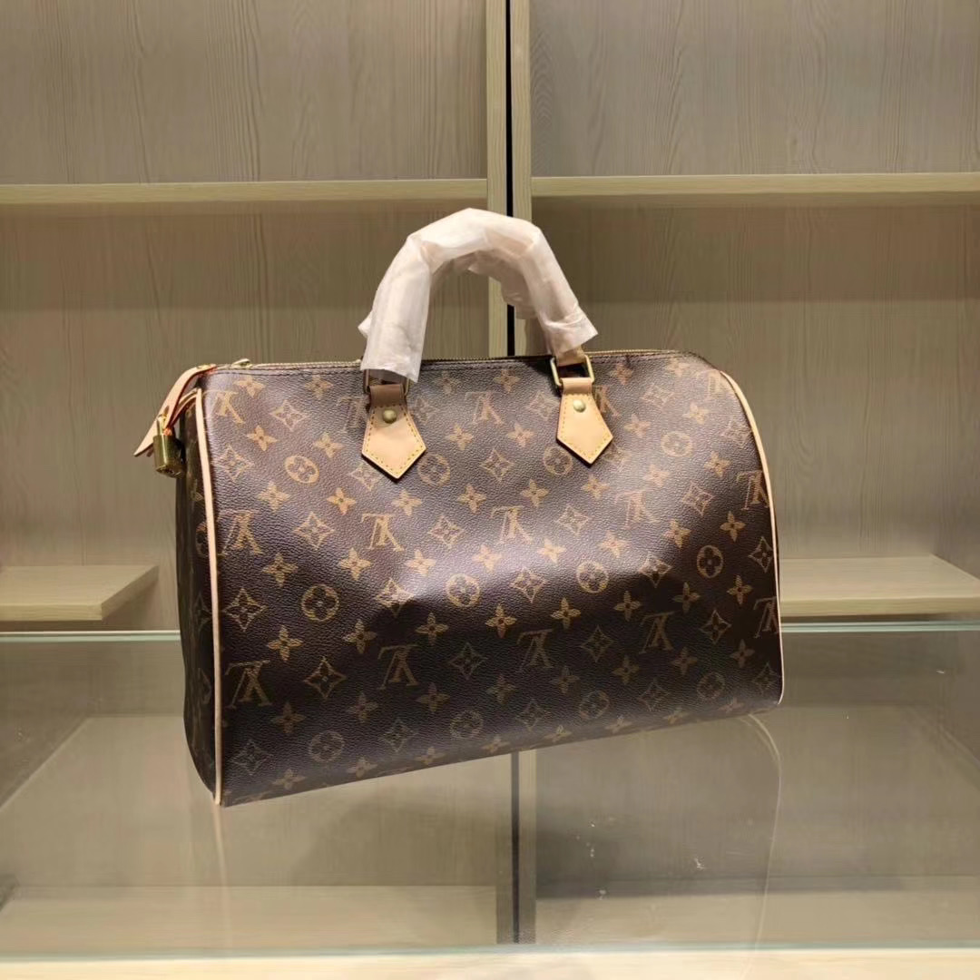 Louis Vuitton Speedy 35 Monogram Handbag (35-23-8cm)  M41107 - FashionPlug