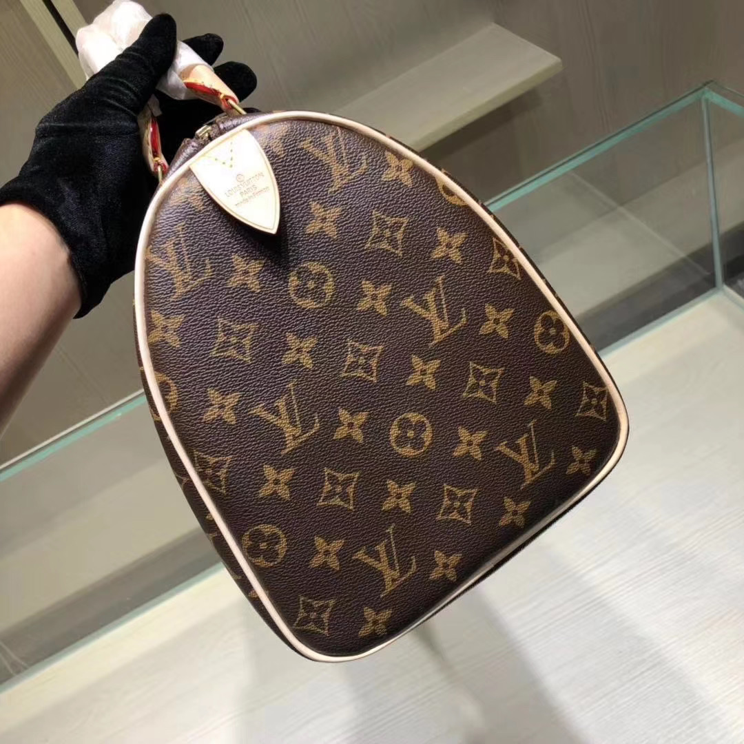 Louis Vuitton Speedy 35 Monogram Handbag (35-23-8cm)  M41107 - FashionPlug