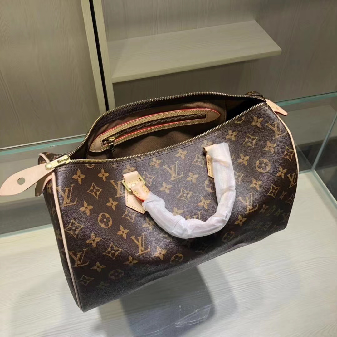 Louis Vuitton Speedy 35 Monogram Handbag (35-23-8cm)  M41107 - FashionPlug