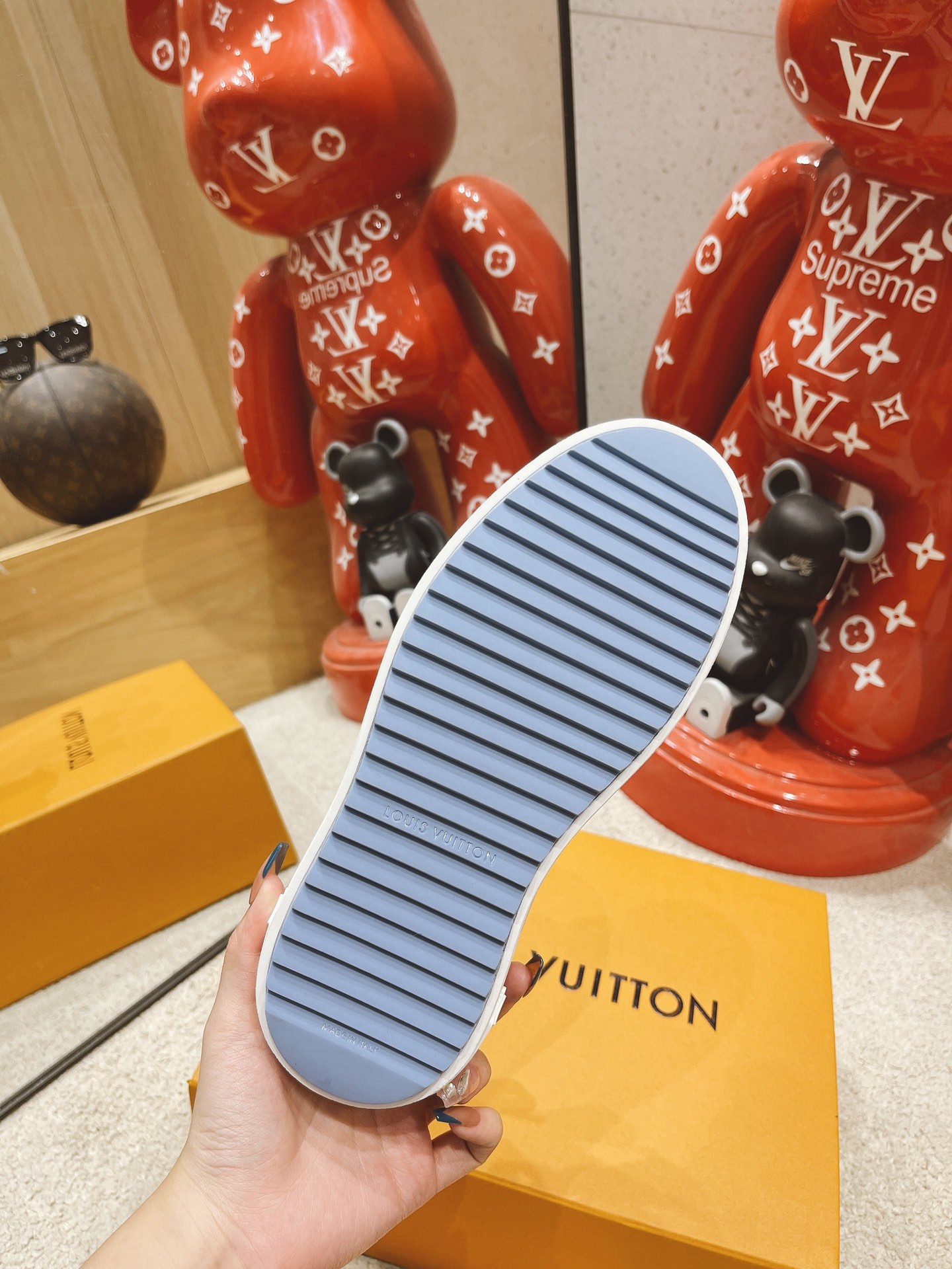 Louis Vuitton Logo Sneaker - FashionPlug