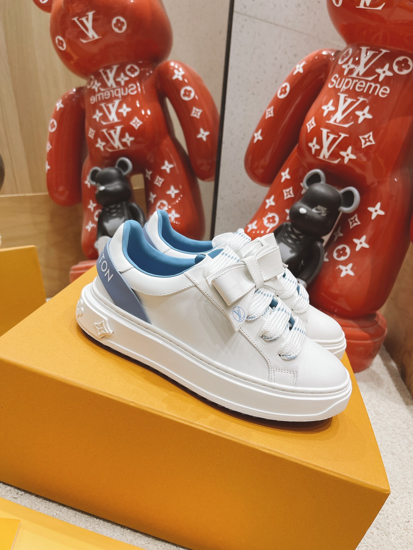 Louis Vuitton Logo Sneaker - FashionPlug