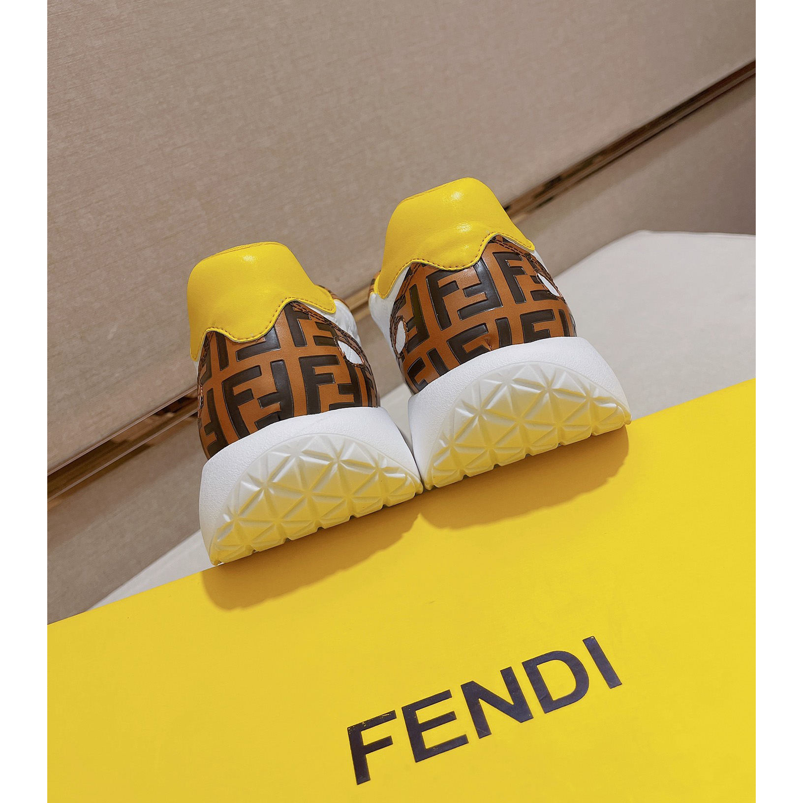 Fendi FF Logo Sneaker - FashionPlug