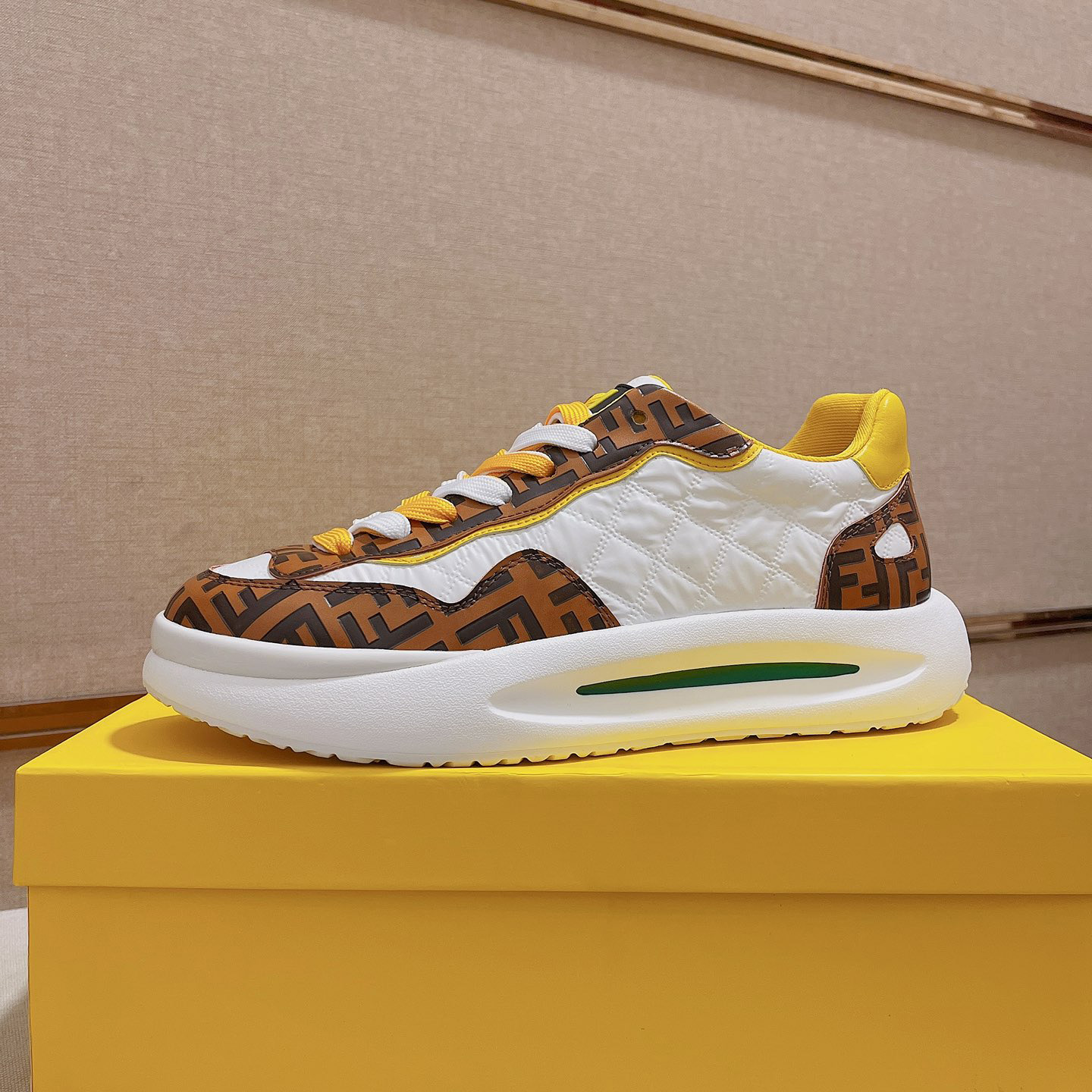 Fendi FF Logo Sneaker - FashionPlug