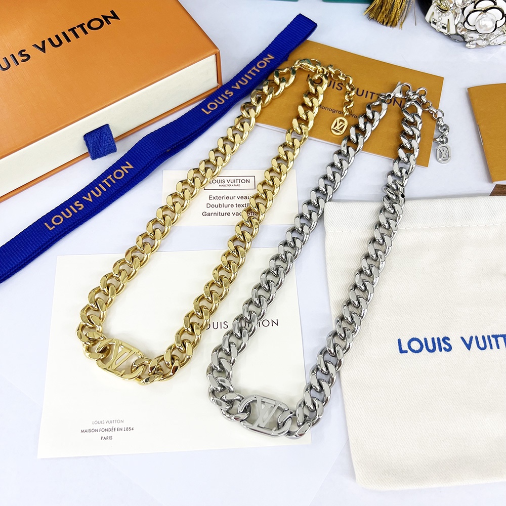 Louis Vuitton LV Get Dressed Necklace - FashionPlug