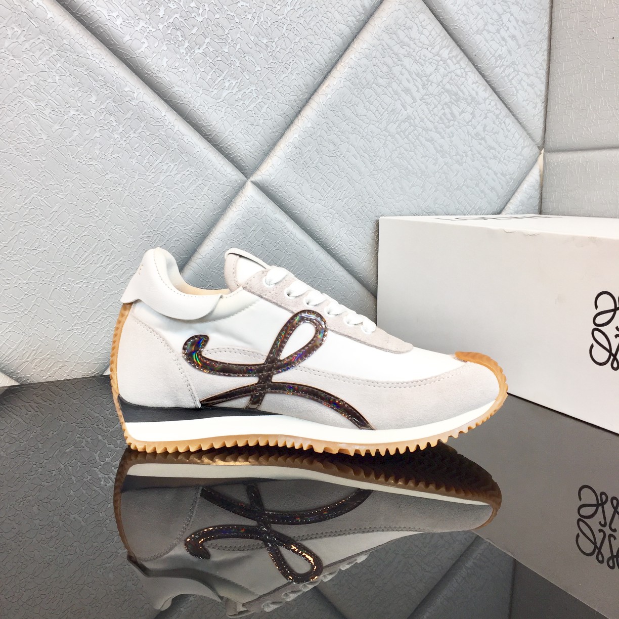 Loewe Flow Runner In Calfskin - FashionPlug