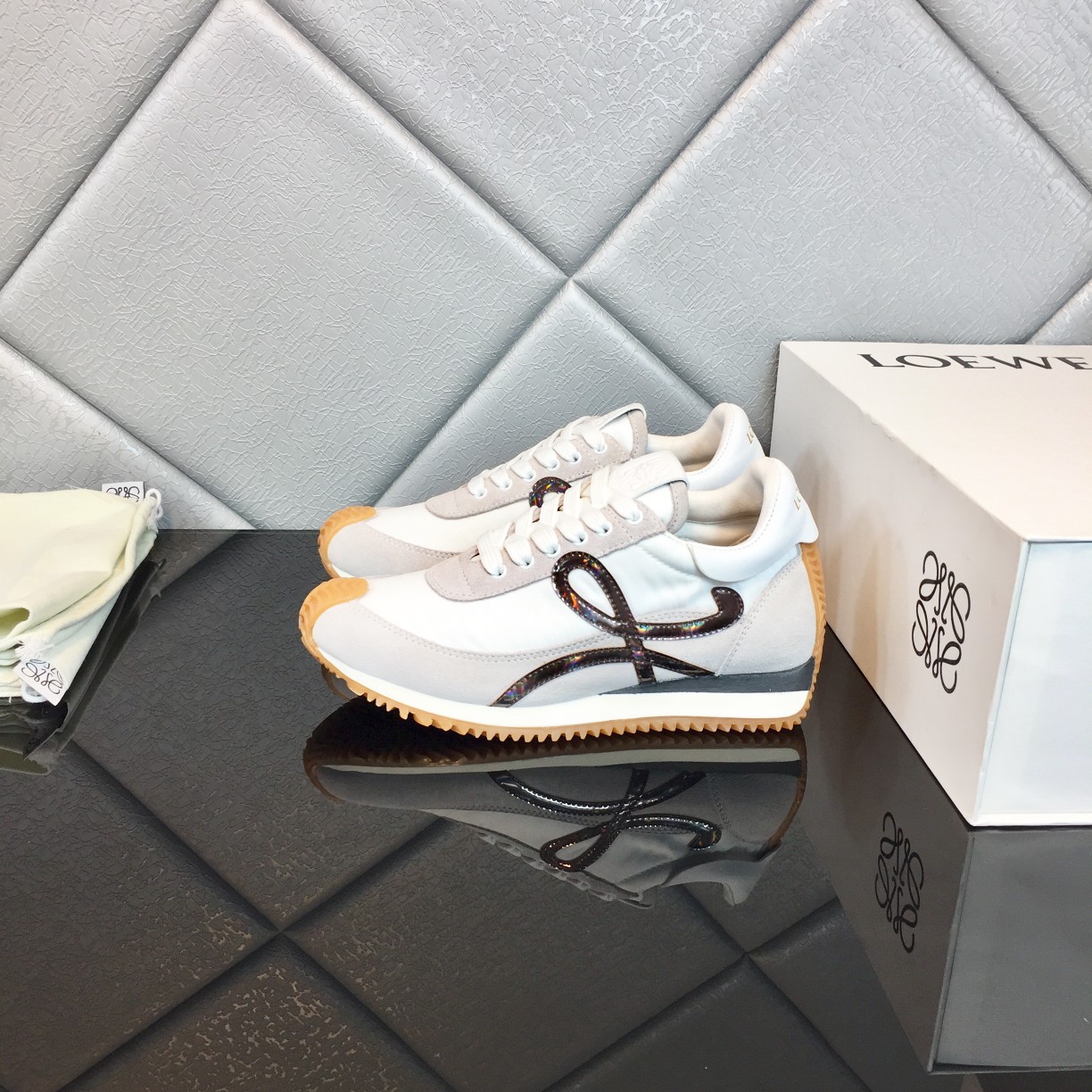 Loewe Flow Runner In Calfskin - FashionPlug