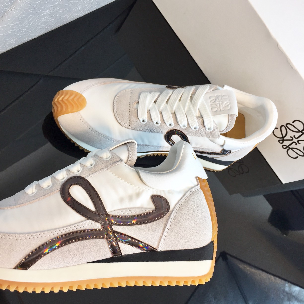 Loewe Flow Runner In Calfskin - FashionPlug