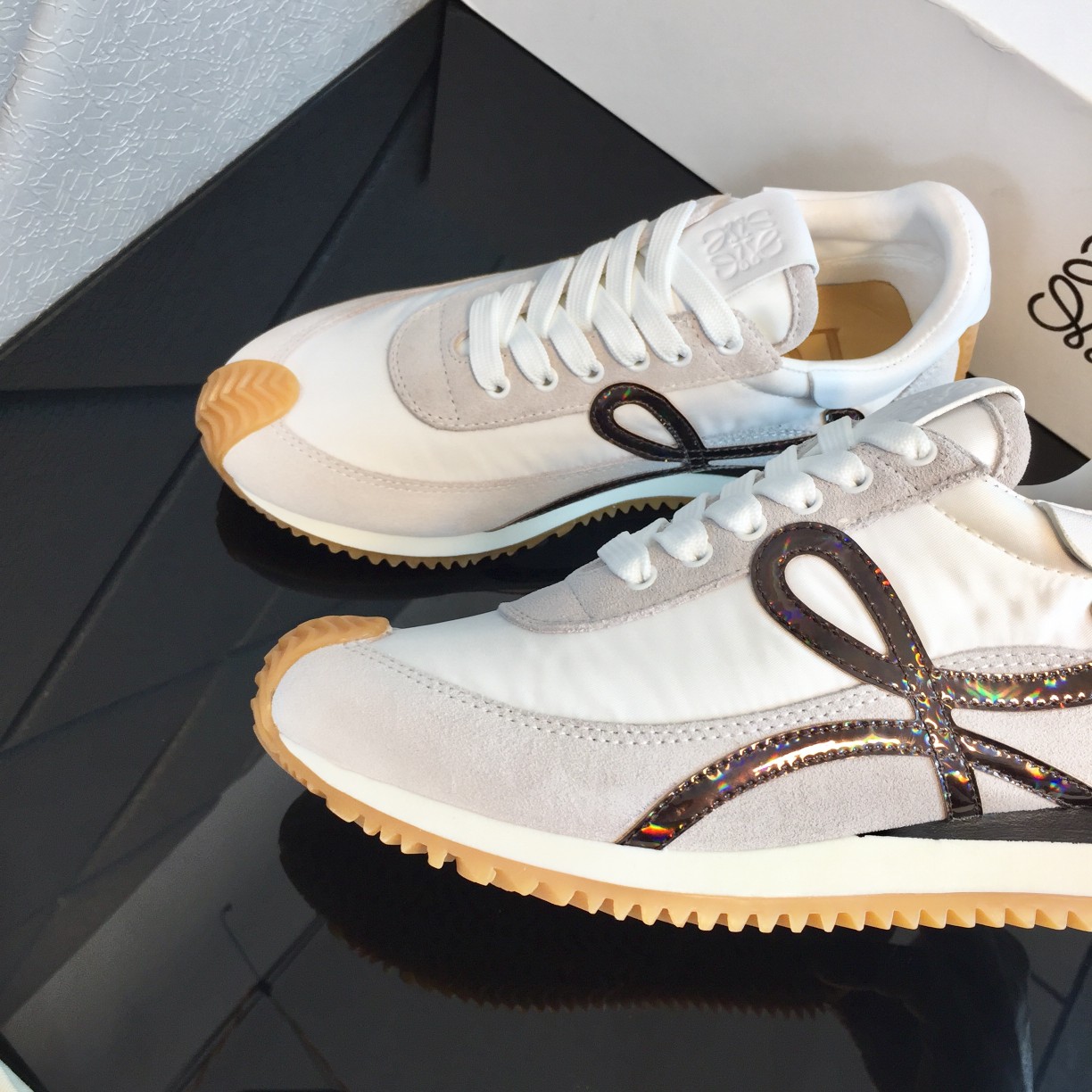 Loewe Flow Runner In Calfskin - FashionPlug