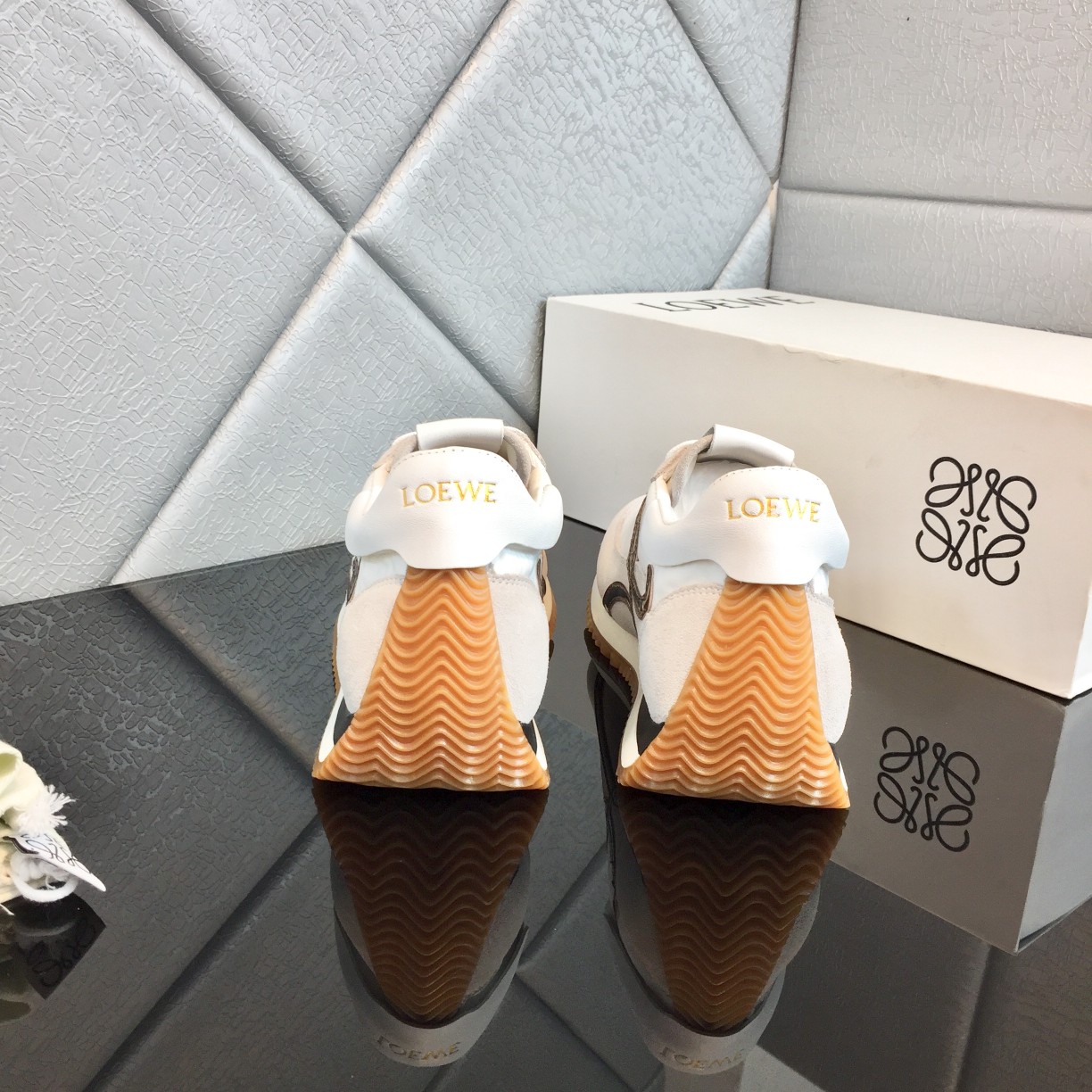 Loewe Flow Runner In Calfskin - FashionPlug