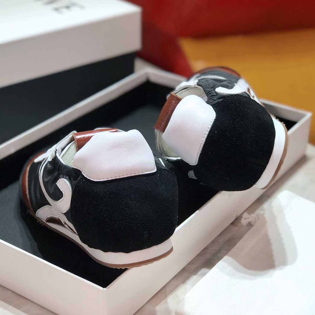 Loewe Ballet Runner In Nylon And Calfskin - FashionPlug