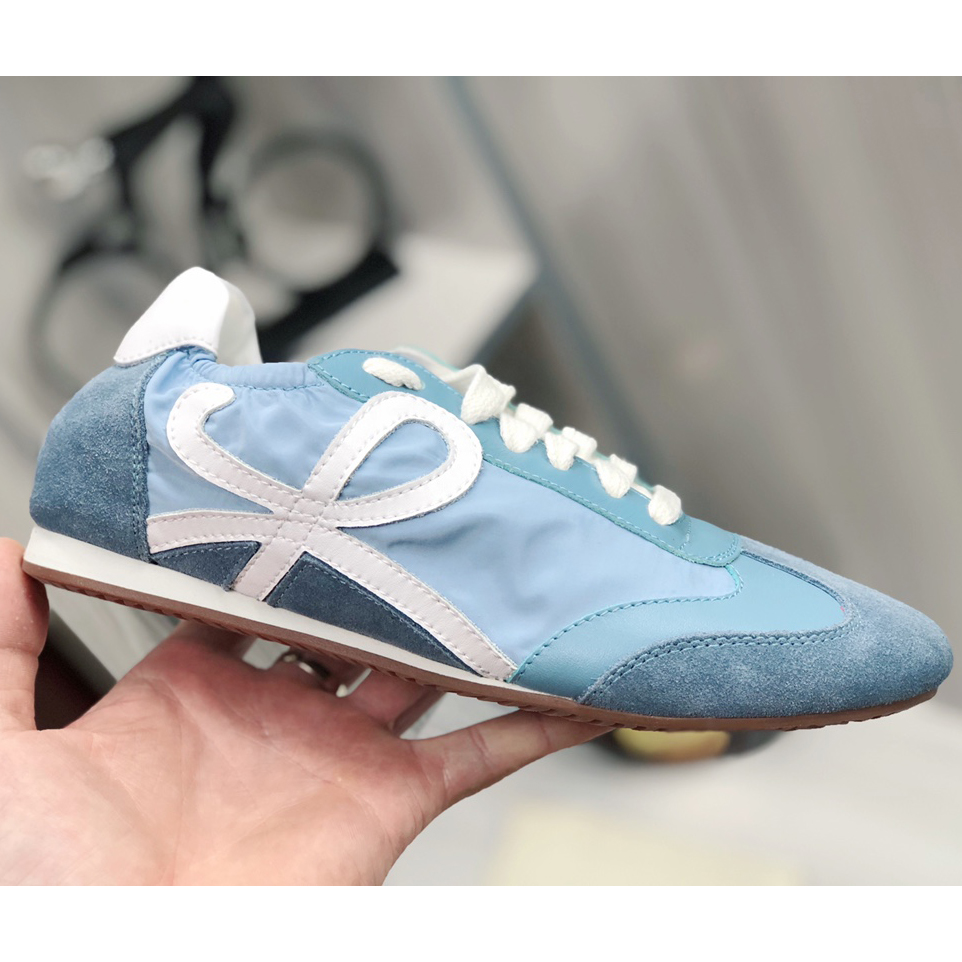 Loewe Ballet Runner In Nylon And Calfskin - FashionPlug