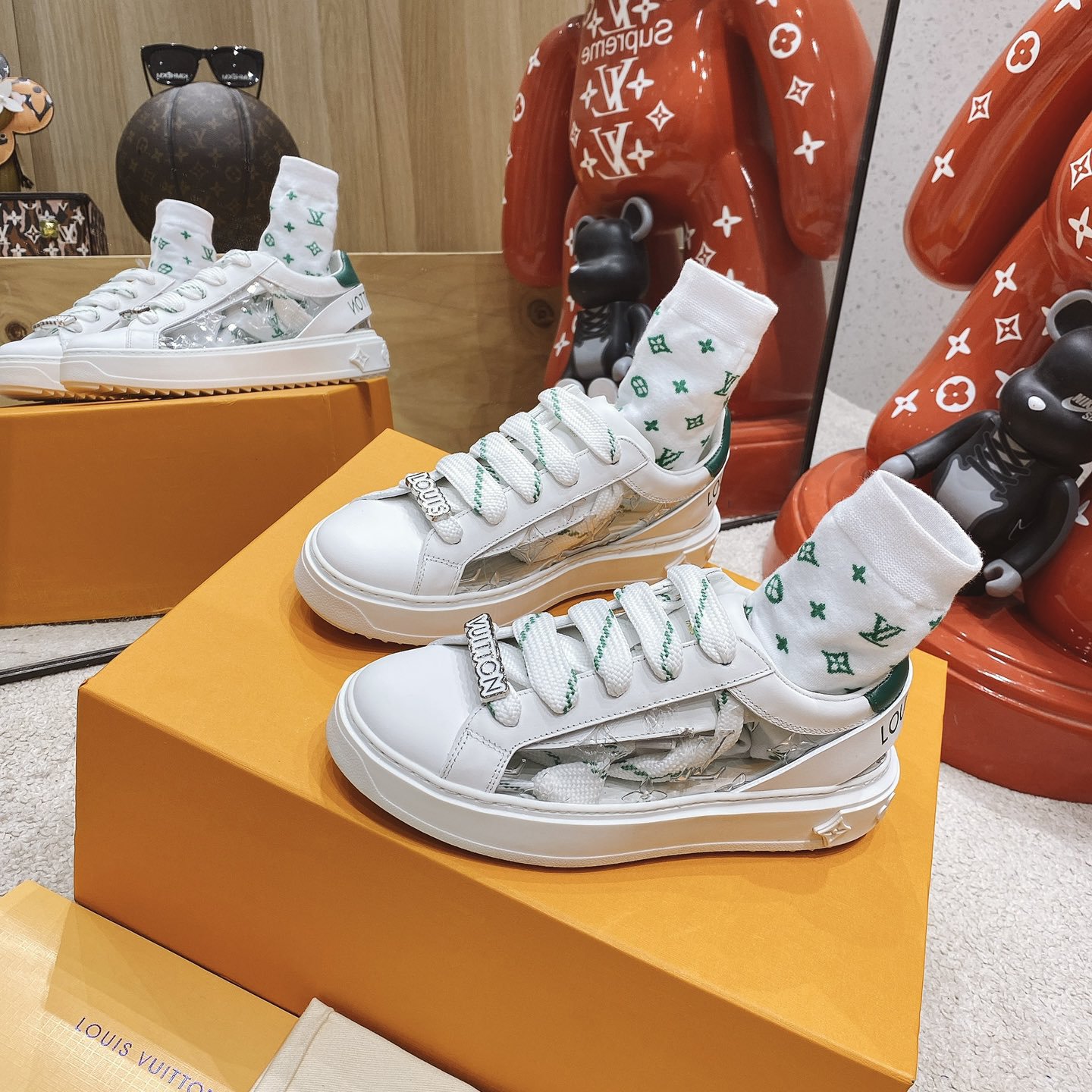 Louis Vuitton Time Out Sneaker  - FashionPlug