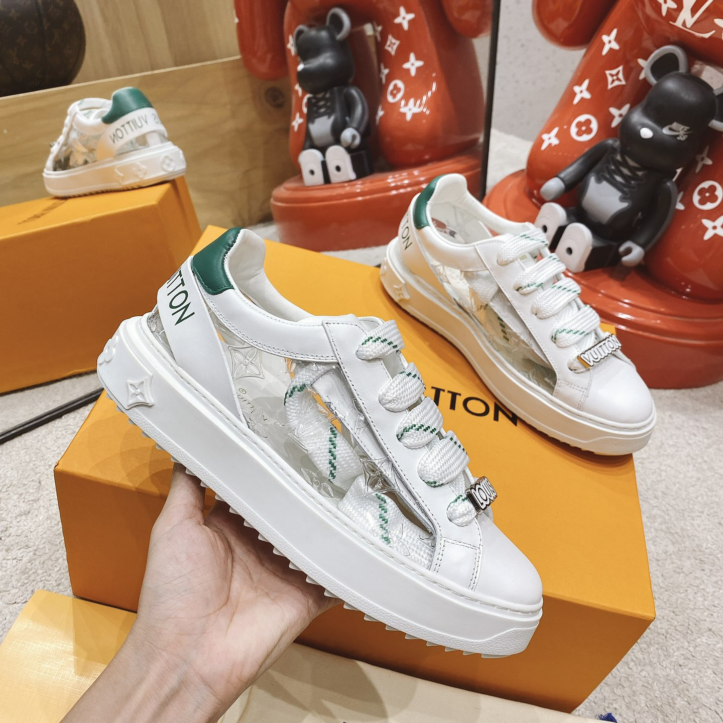 Louis Vuitton Time Out Sneaker  - FashionPlug