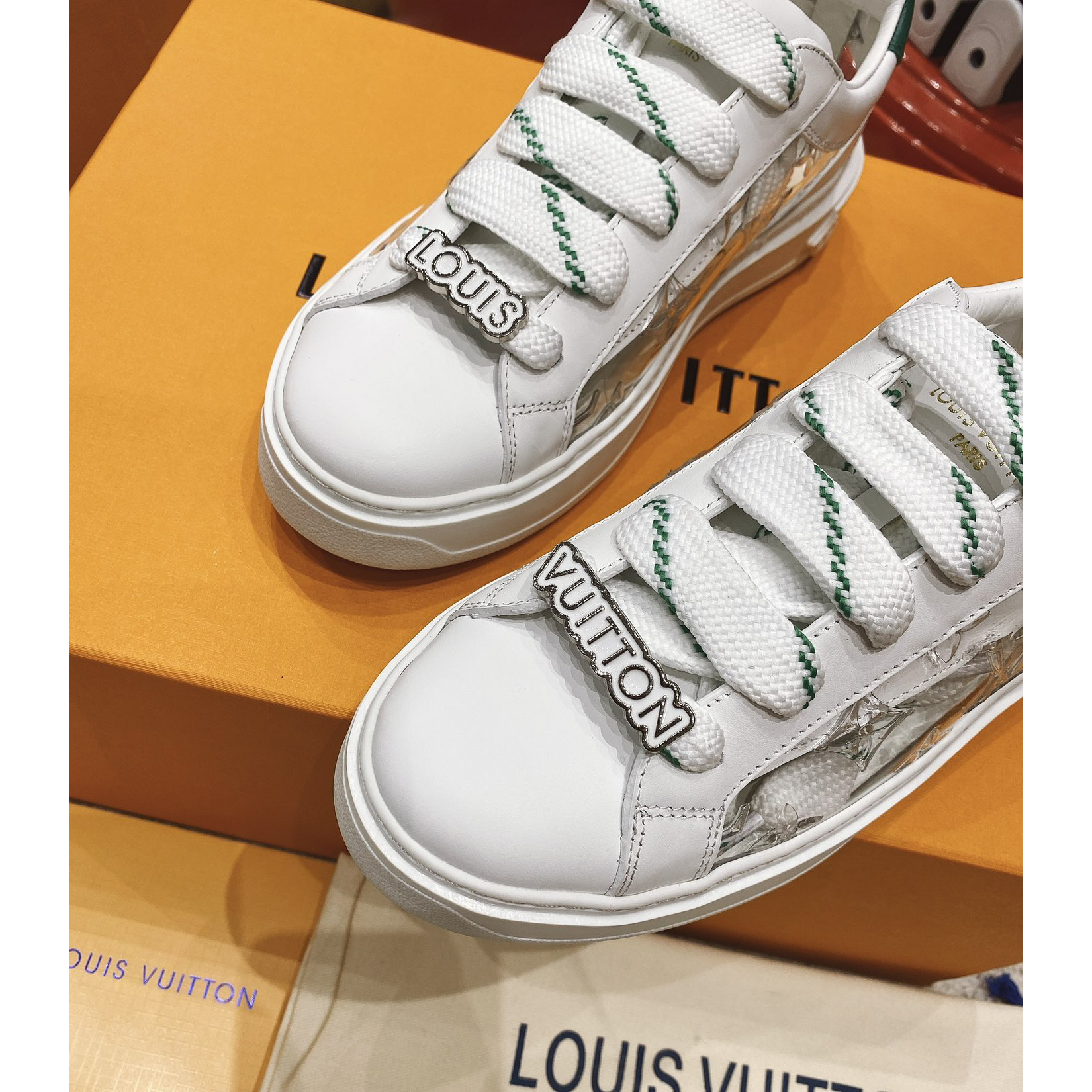 Louis Vuitton Time Out Sneaker  - FashionPlug