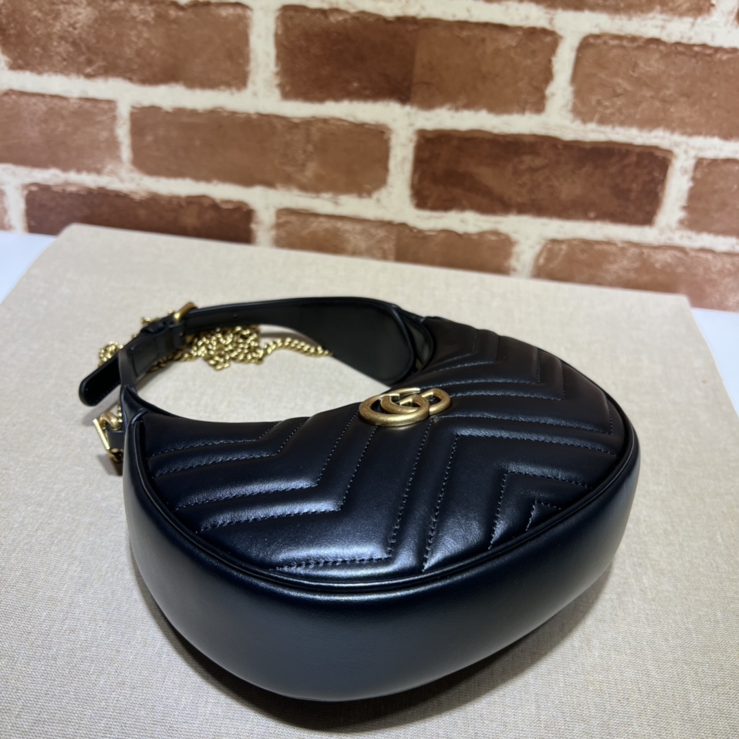 Gucci GG  Leather Handle Bag（21-11-5CM） - FashionPlug