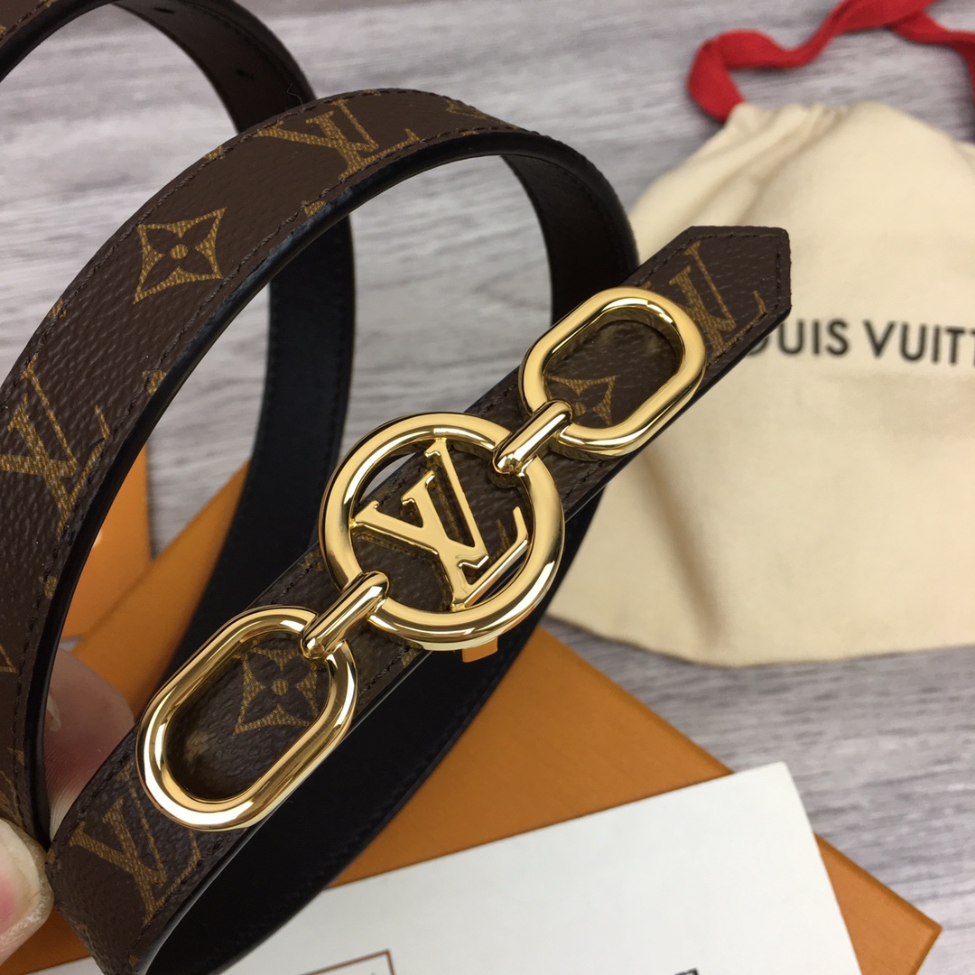 Louis Vuitton Squared LV 20mm Belt - FashionPlug