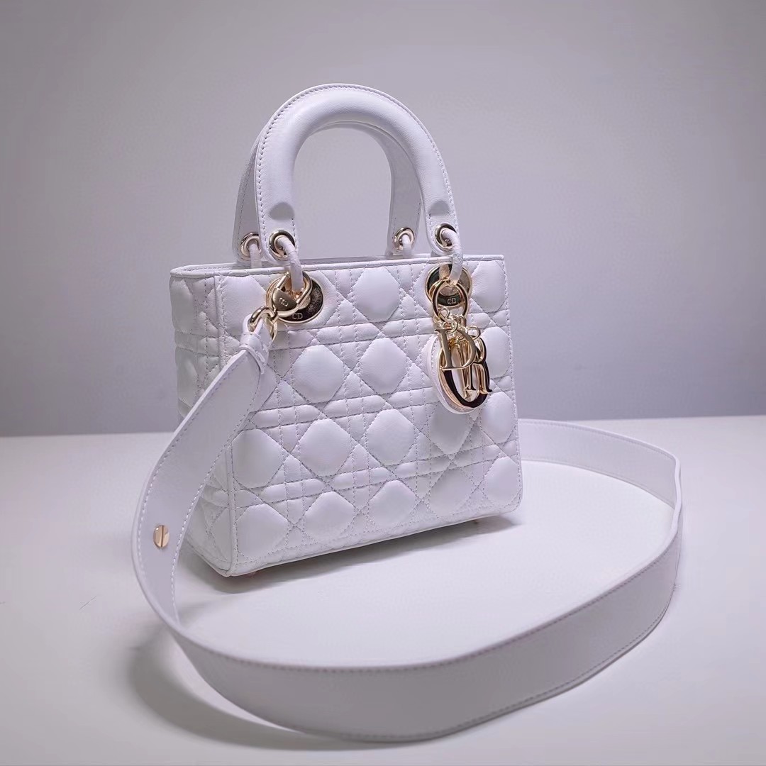 Dior Lady Bag  Cannage Calfskin（20-16.5-8CM） - FashionPlug