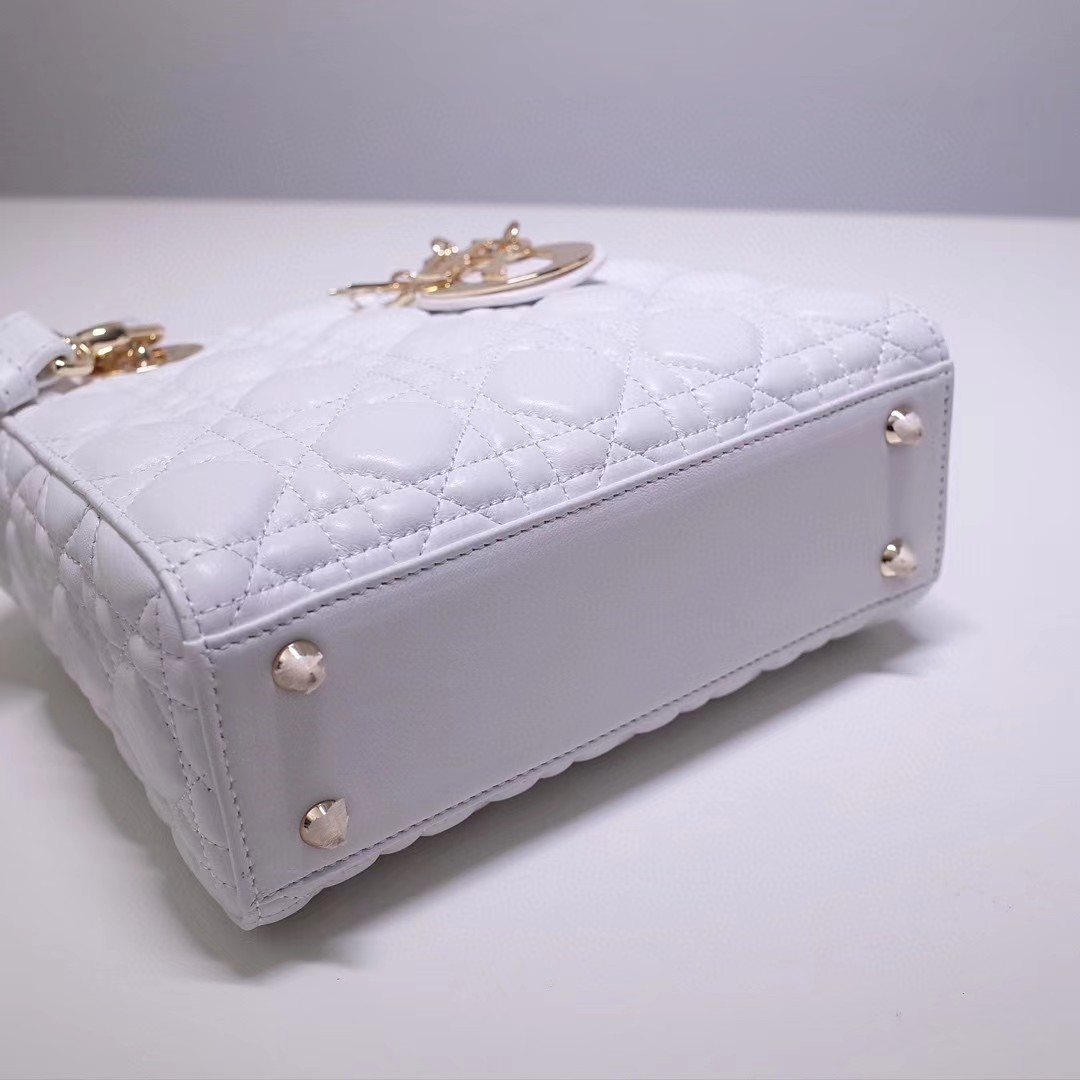 Dior Lady Bag  Cannage Calfskin（20-16.5-8CM） - FashionPlug