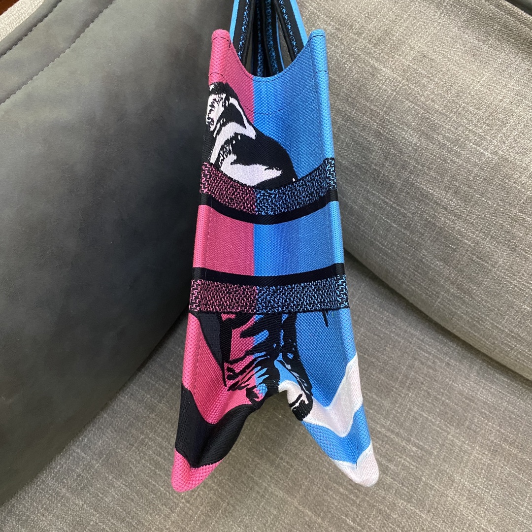 Dior Book Tote D-Jungle Pop（36.5*28*17.5cm） - FashionPlug