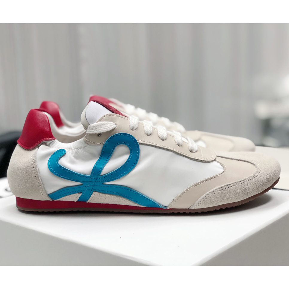 Loewe Ballet Runner In Nylon And Calfskin - FashionPlug