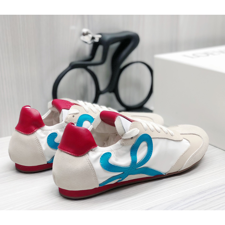 Loewe Ballet Runner In Nylon And Calfskin - FashionPlug