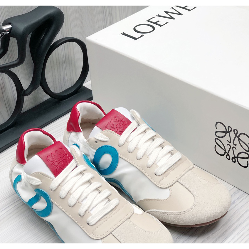 Loewe Ballet Runner In Nylon And Calfskin - FashionPlug