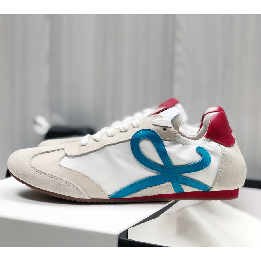 Loewe Ballet Runner In Nylon And Calfskin - FashionPlug
