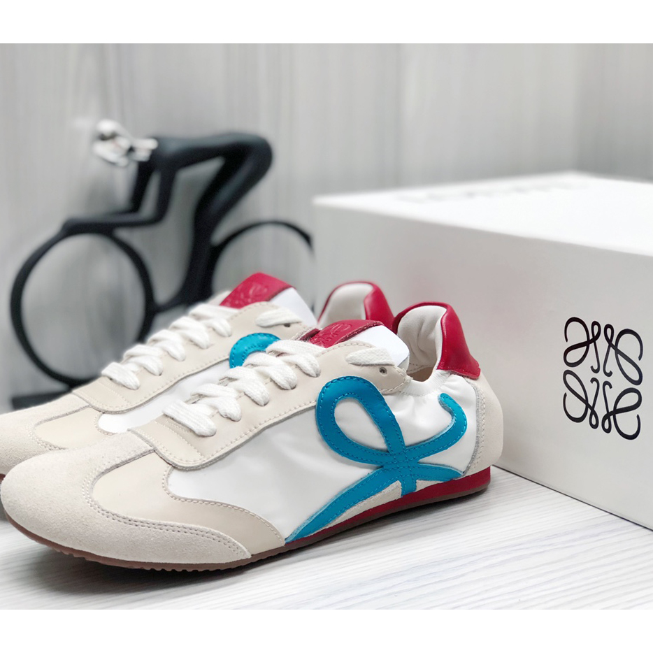 Loewe Ballet Runner In Nylon And Calfskin - FashionPlug