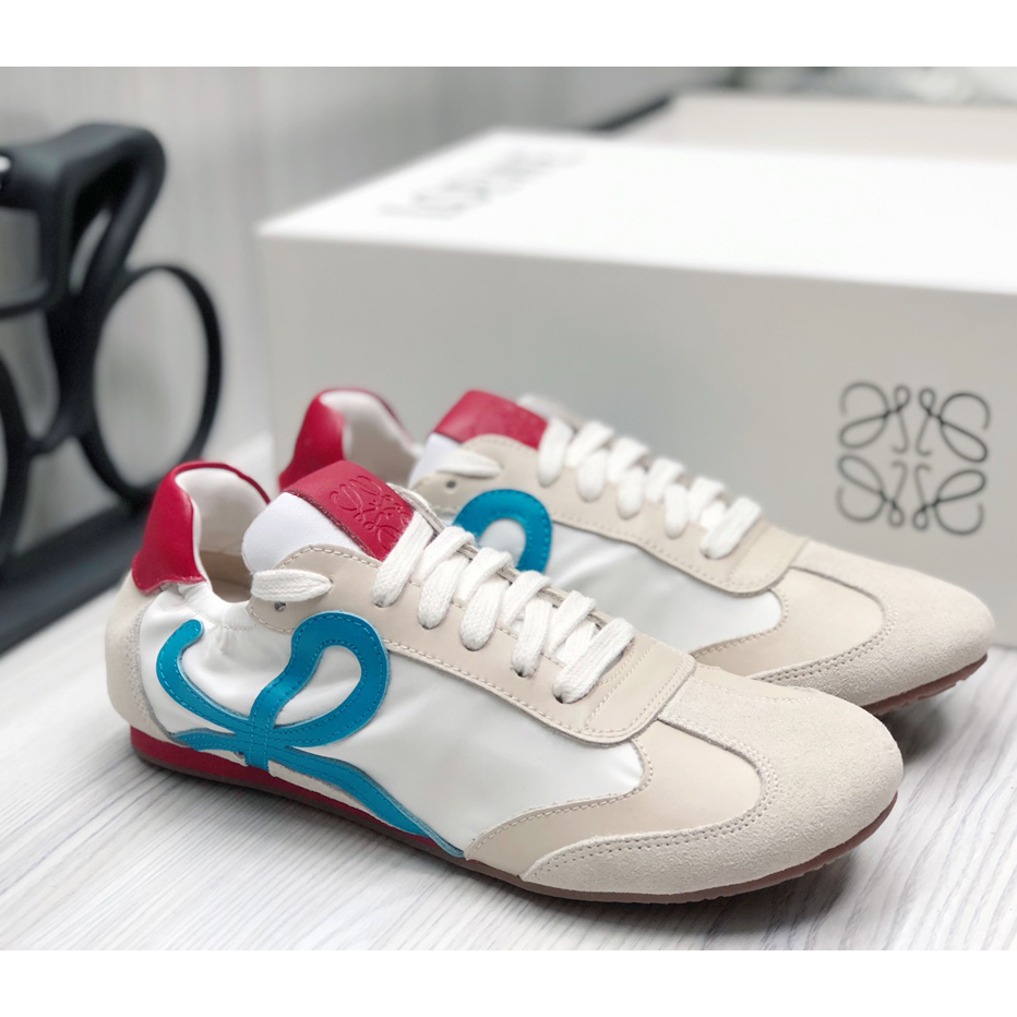 Loewe Ballet Runner In Nylon And Calfskin - FashionPlug