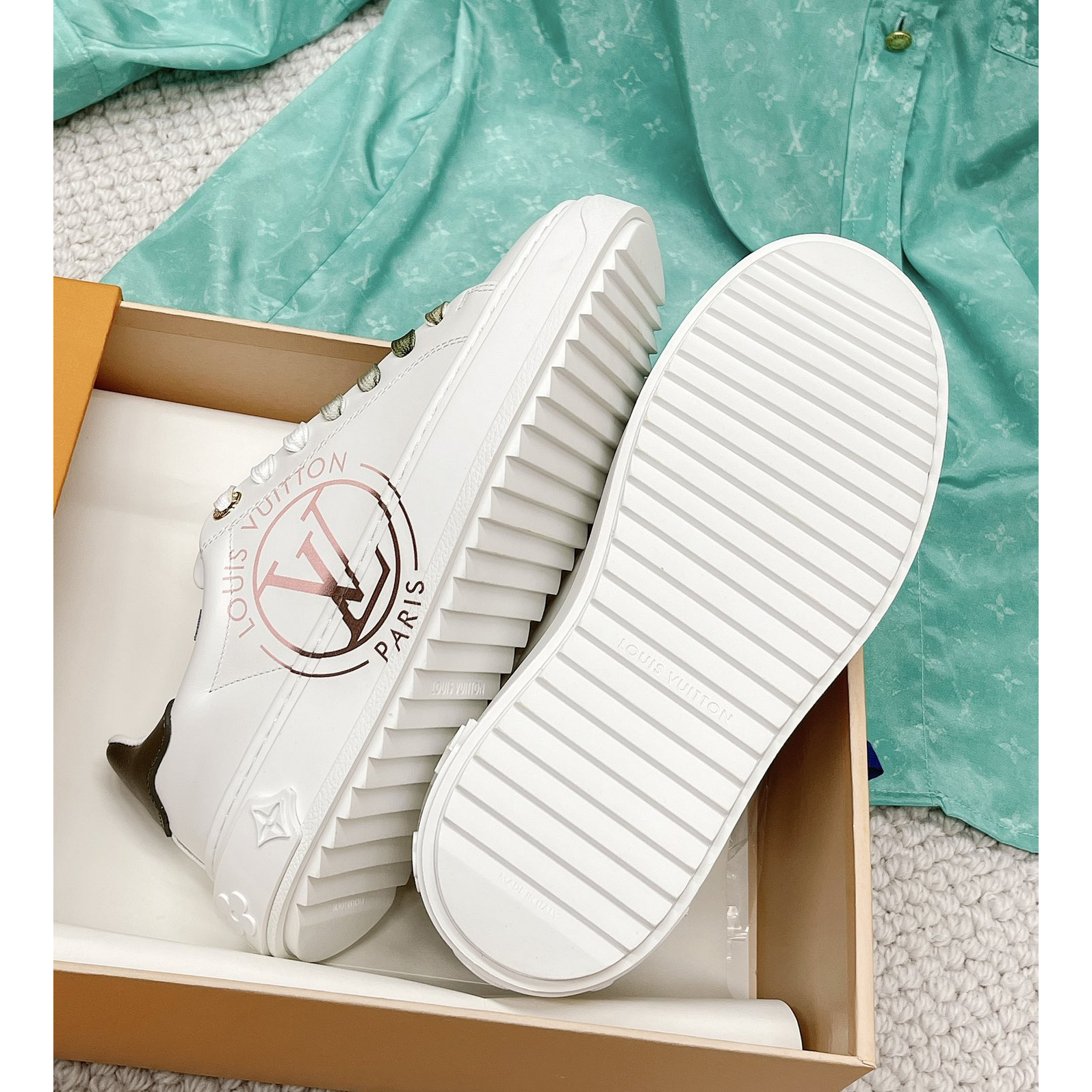 Louis Vuitton Time Out Sneaker - FashionPlug