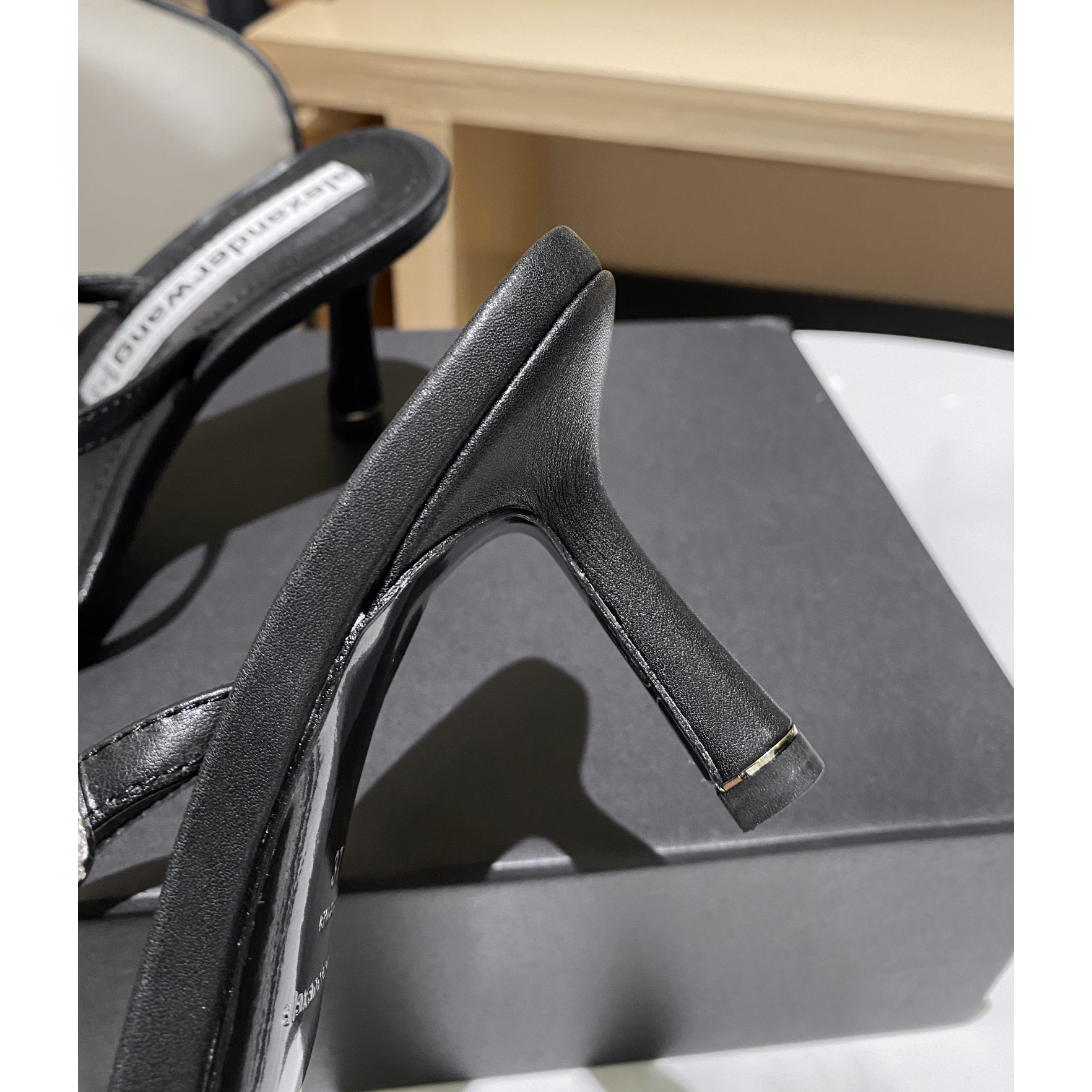 Alexander Wang Clip Toe High-Heeled Sandals - FashionPlug