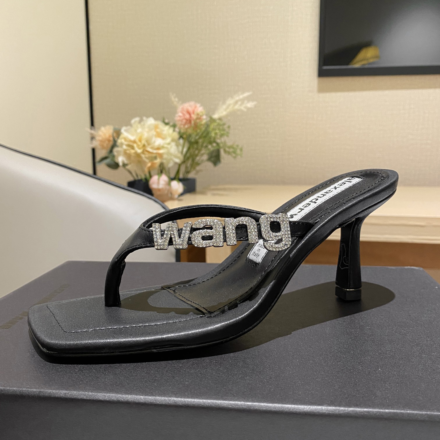 Alexander Wang Clip Toe High-Heeled Sandals - FashionPlug