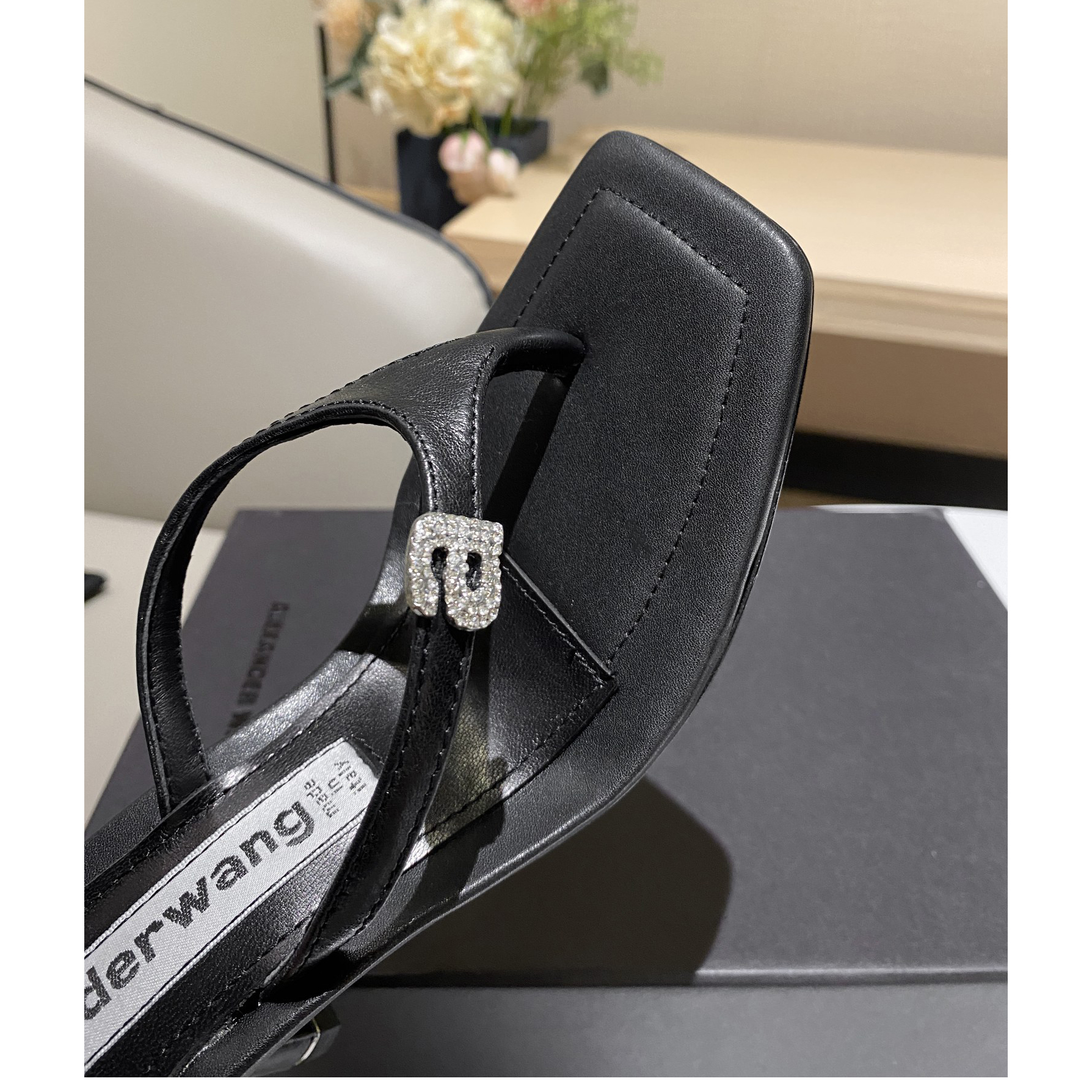 Alexander Wang Clip Toe High-Heeled Sandals - FashionPlug