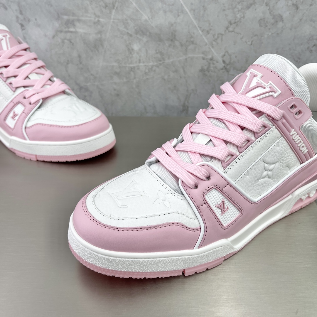 Louis Vuitton LV  Trainer Sneaker(Upon UK Size) - FashionPlug