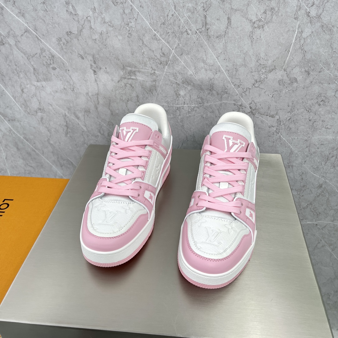 Louis Vuitton LV  Trainer Sneaker(Upon UK Size) - FashionPlug