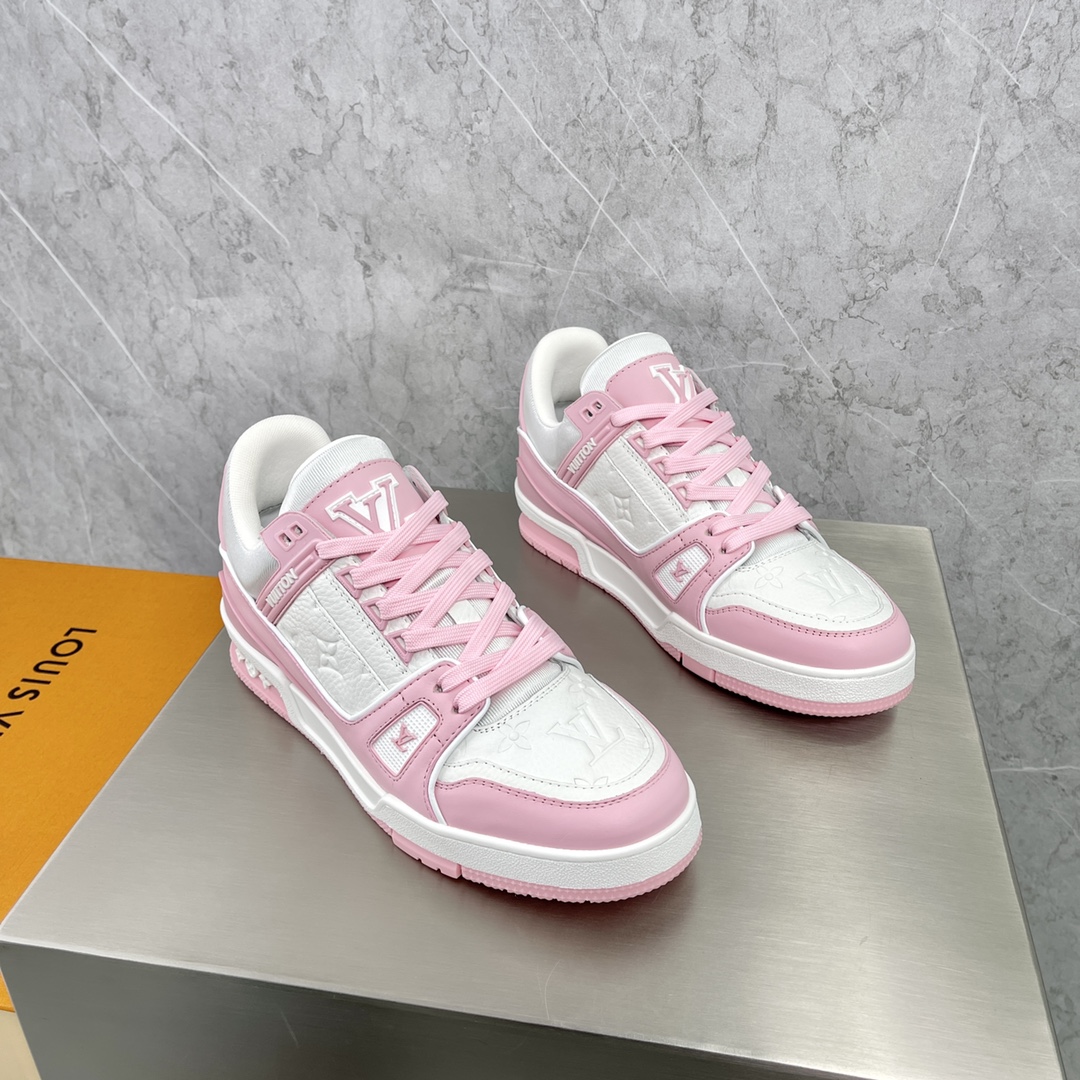Louis Vuitton LV  Trainer Sneaker(Upon UK Size) - FashionPlug