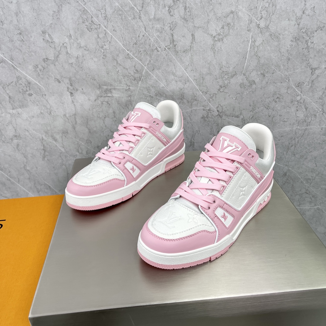 Louis Vuitton LV  Trainer Sneaker(Upon UK Size) - FashionPlug