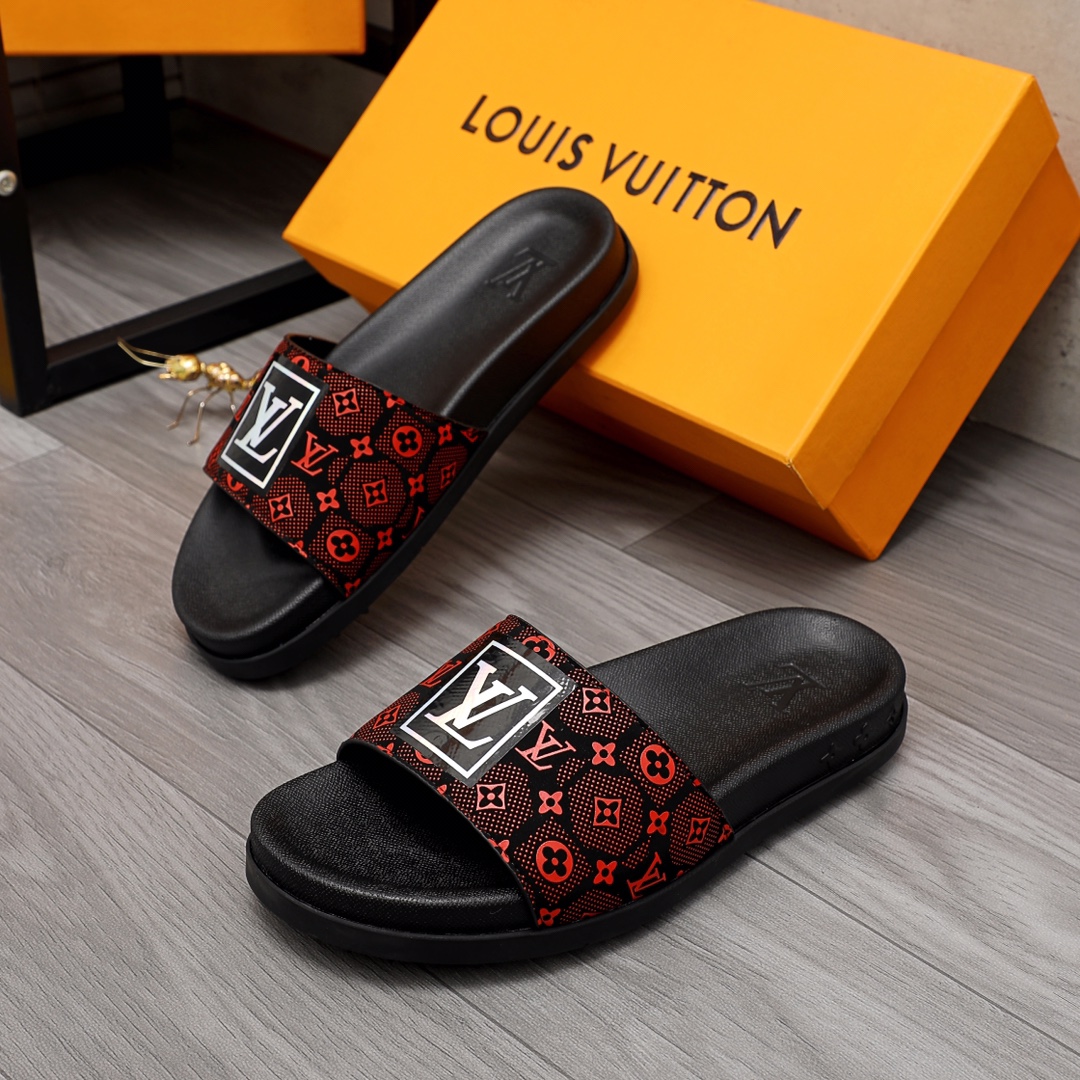 Louis Vuitton Monogram Slippers - FashionPlug