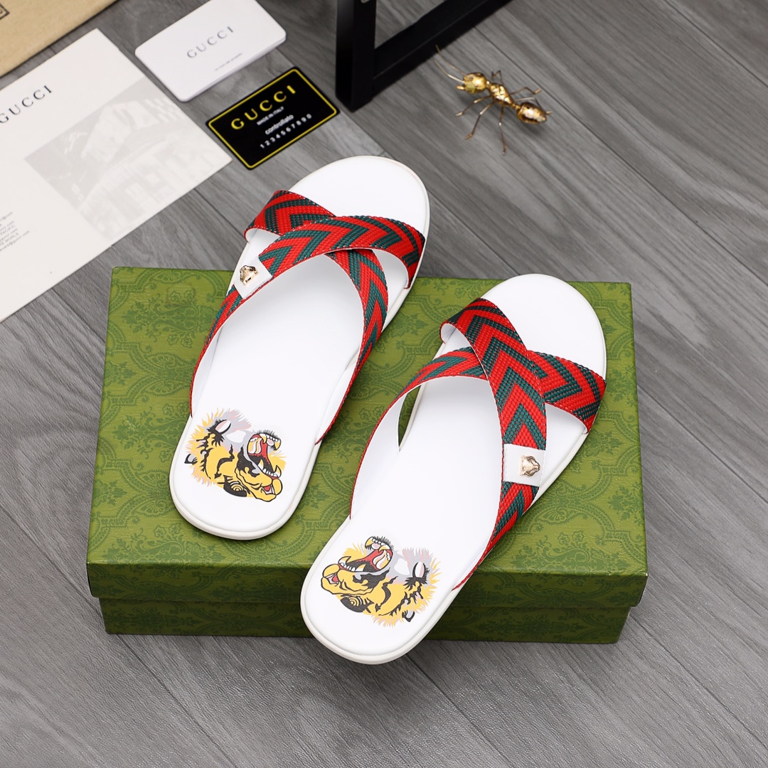 Gucci Web Slide Sandal - FashionPlug