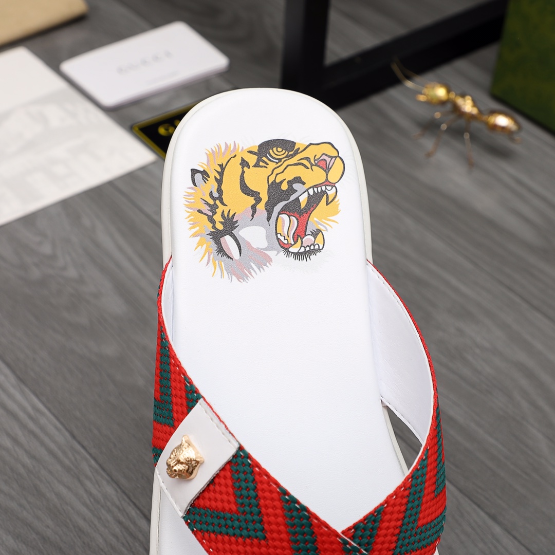 Gucci Web Slide Sandal - FashionPlug