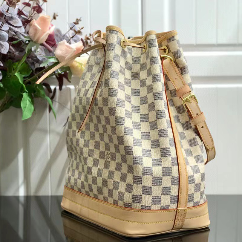 Louis Vuitton Damier Ebene Neonoe MM Safran (27.5-36-20cm) - FashionPlug