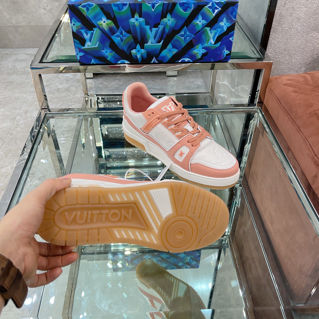 Louis Vuitton LV  Trainer Sneaker - FashionPlug