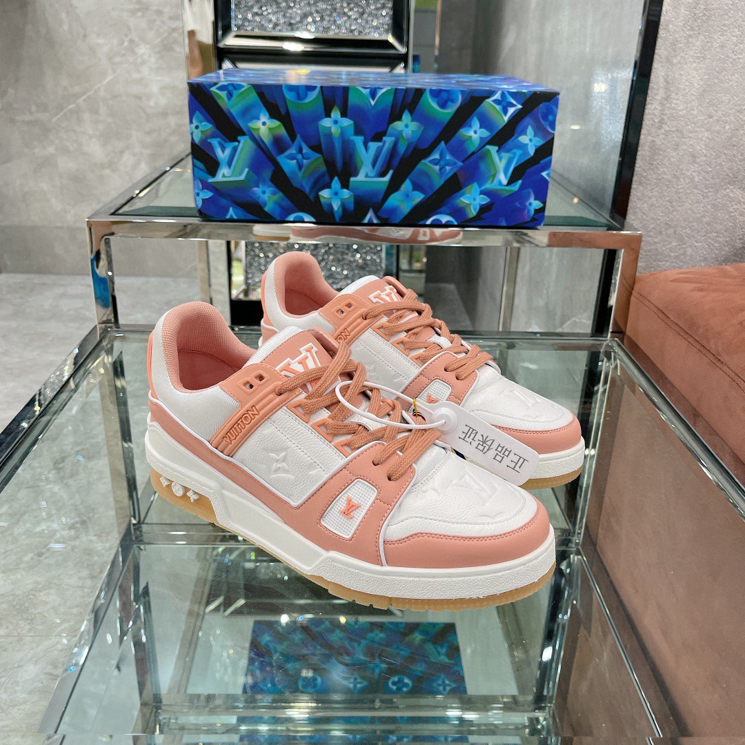 Louis Vuitton LV  Trainer Sneaker - FashionPlug