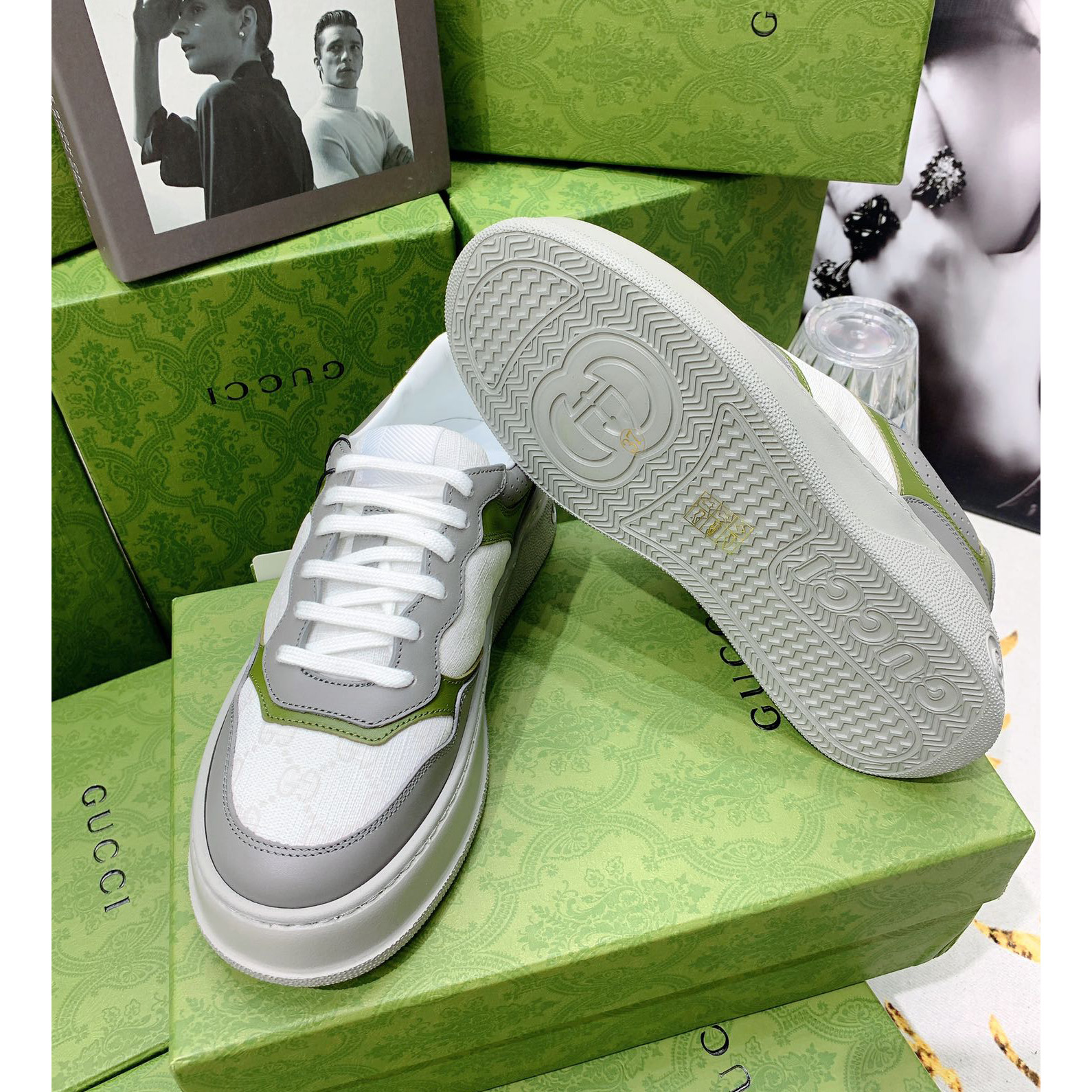 Gucci GG Chunky B Series Men's &Women's Sneakers - FashionPlug