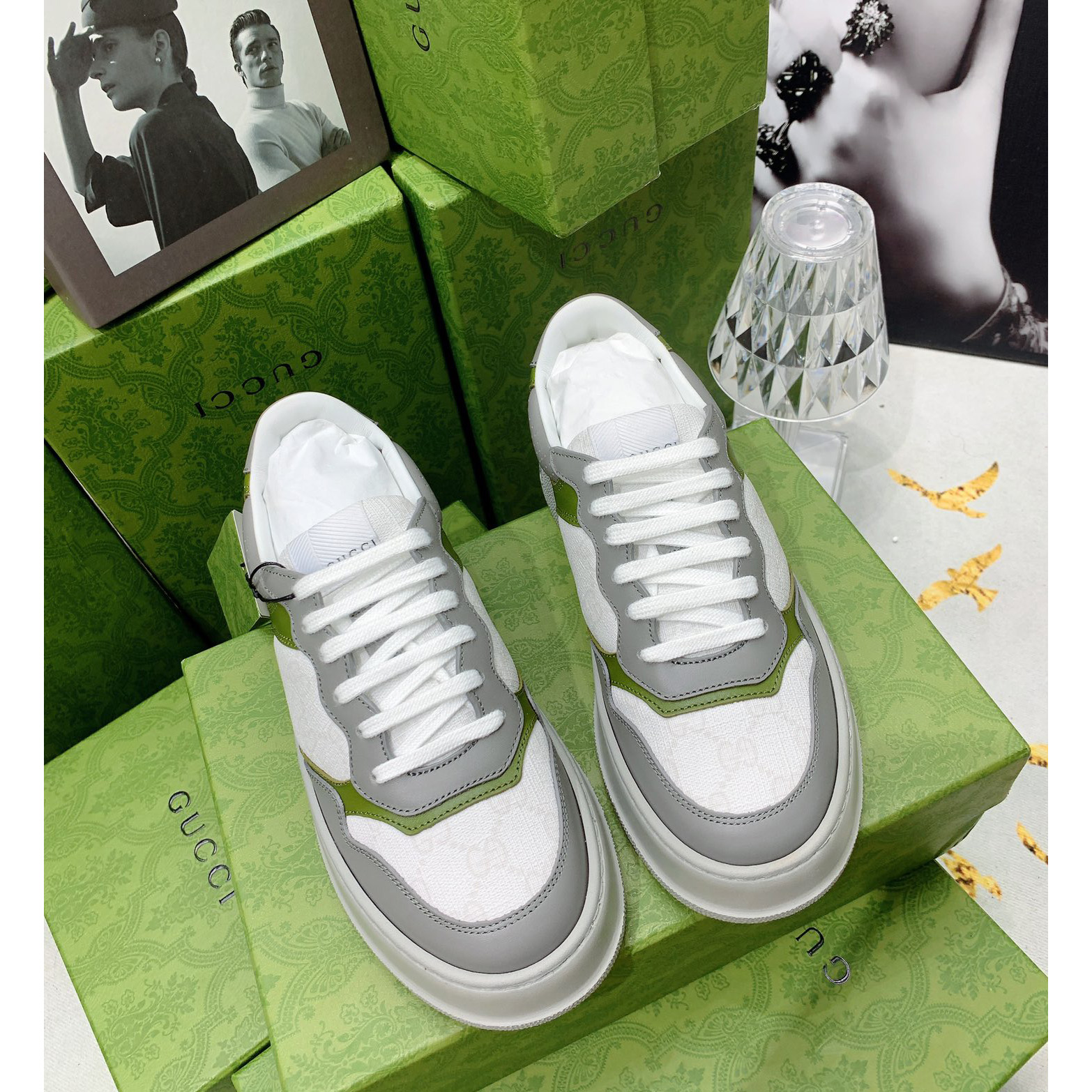 Gucci GG Chunky B Series Men's &Women's Sneakers - FashionPlug
