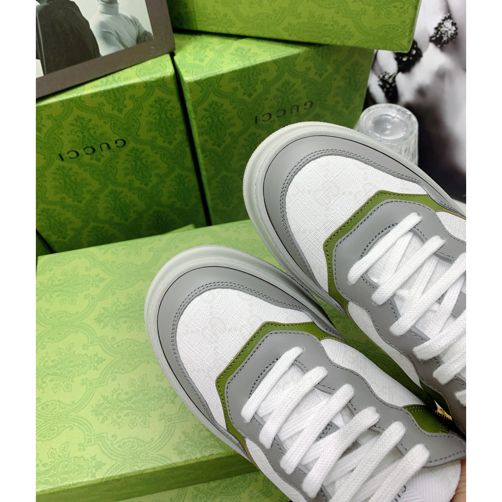 Gucci GG Chunky B Series Men's &Women's Sneakers - FashionPlug