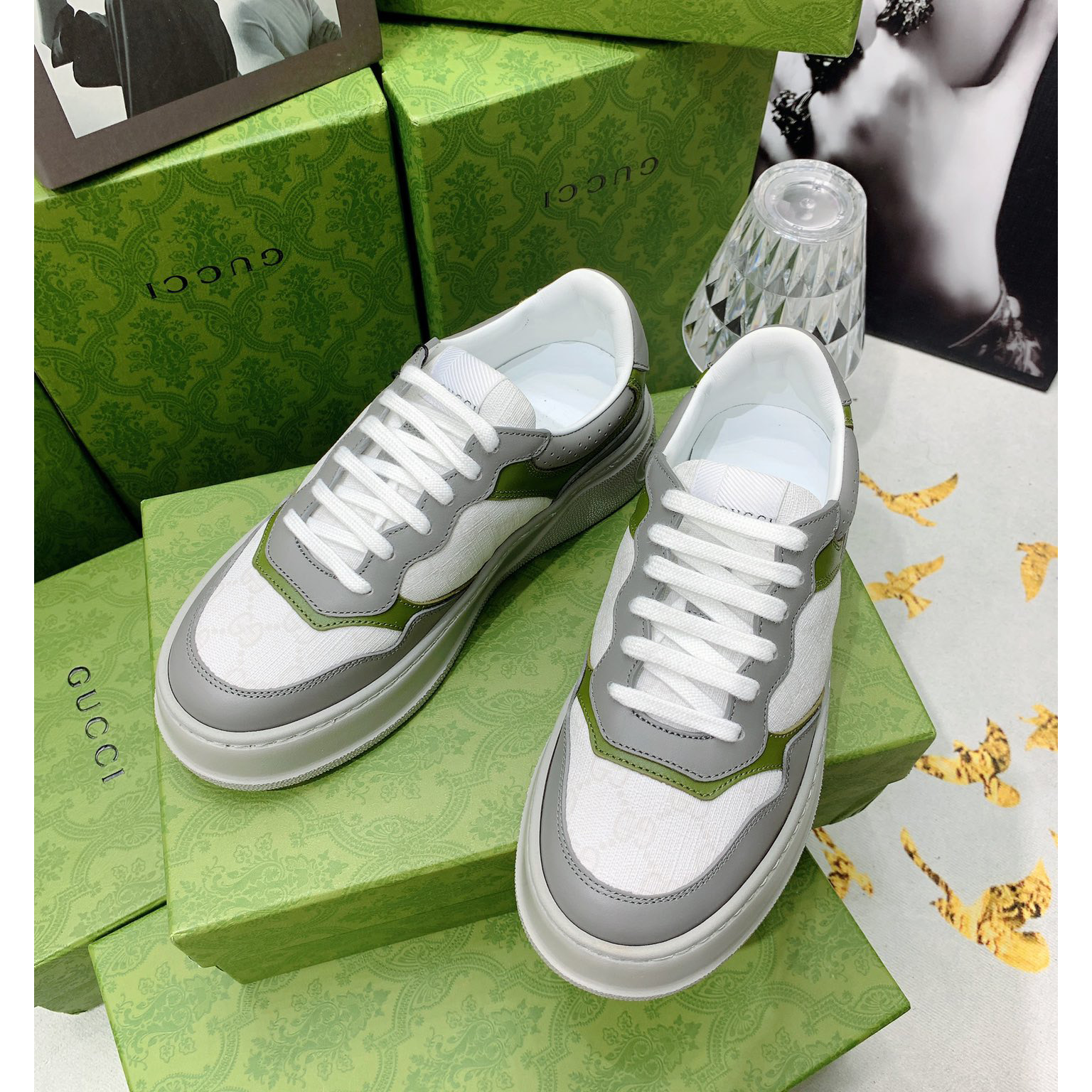 Gucci GG Chunky B Series Men's &Women's Sneakers - FashionPlug