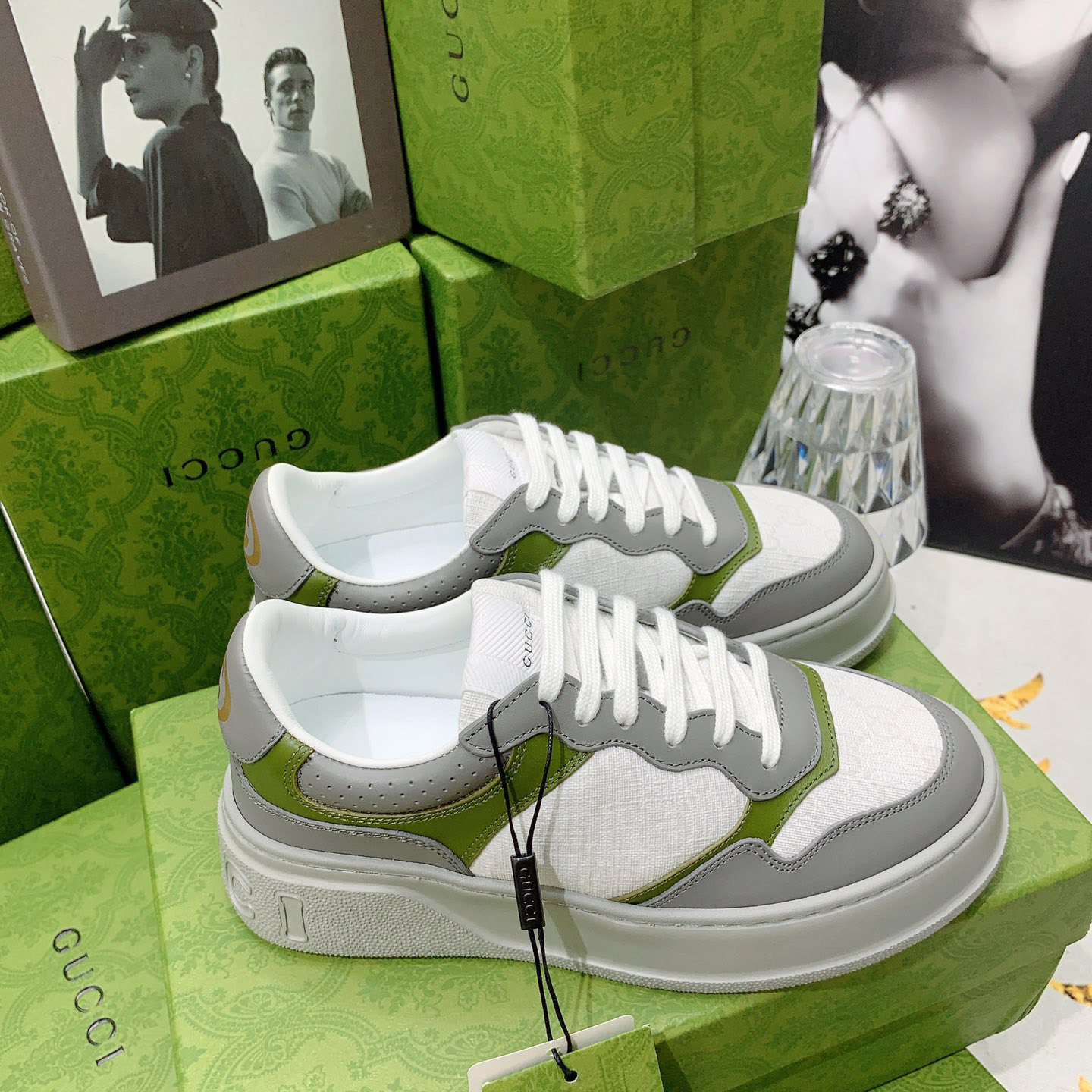 Gucci GG Chunky B Series Men's &Women's Sneakers - FashionPlug
